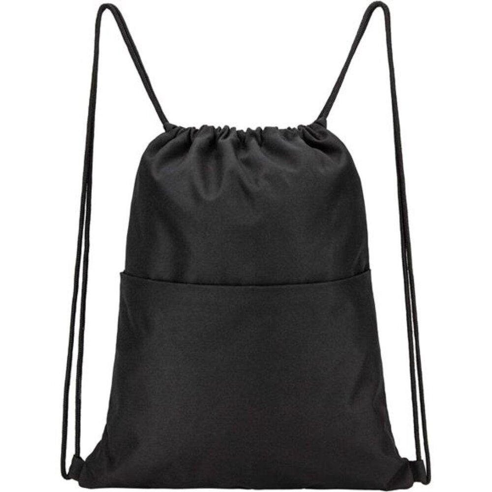 Drawstring Backpack Water Resistant String Bag Sports Sackpack Gym Sack